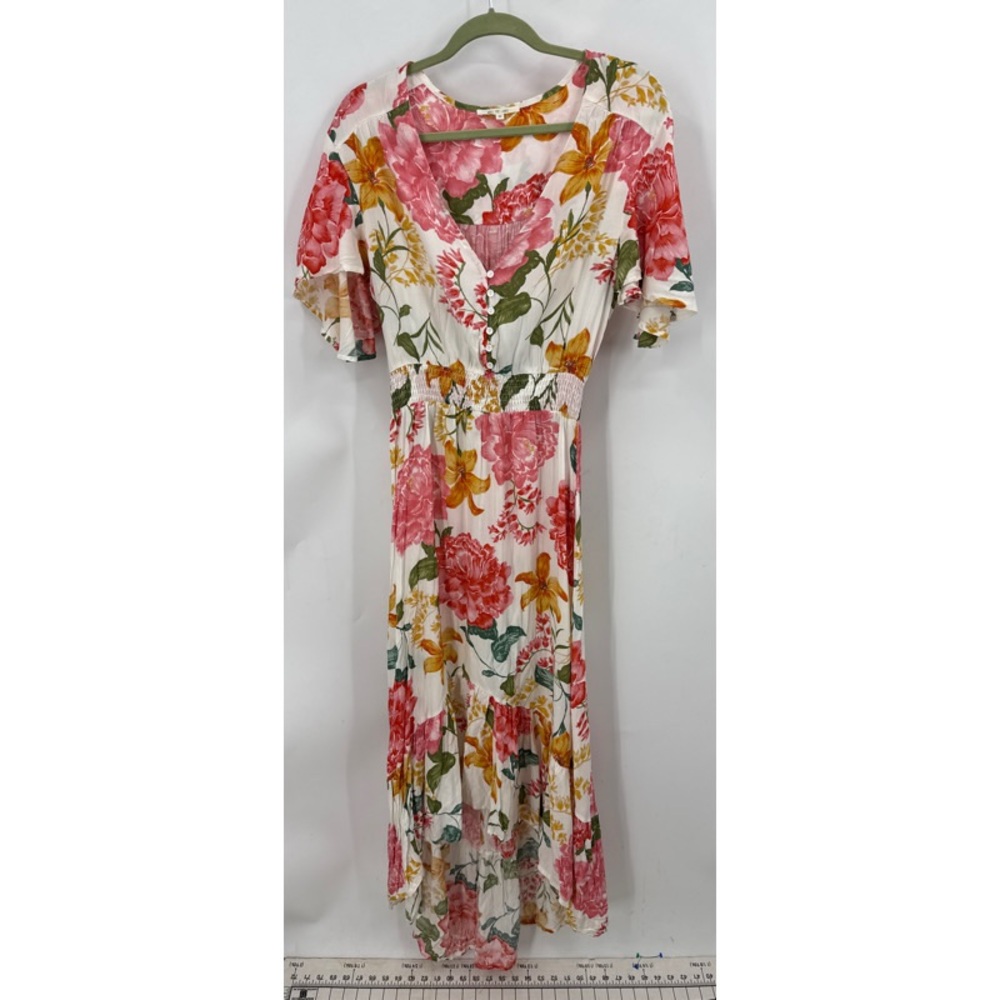 Abel the Label "Osaka Garden Party" High-Low Maxi Dress. M